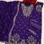 Purple vichitra blooming with embroidered sequence & thread work unstitched suit