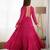 Pink pure soft fox georgette laheriya print fabric fully flair anarkali fully sttiched gown ready to wear