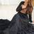 Black pure soft fox georgette laheriya print fabric fully flair anarkali fully sttiched gown ready to wear