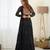 Black pure soft fox georgette laheriya print fabric fully flair anarkali fully sttiched gown ready to wear