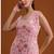 Faux georgette with embroidered multi thread work unstitched plazzo suit