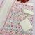 Faux georgette with embroidered multi thread work unstitched plazzo suit
