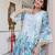 Tiara vivid white cotton printed co ord sets