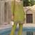 Rajshree fern green silk blend embroidered co ord sets