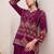 Kabool jam purple cotton printed co ord sets