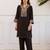 Kabool ebony black cotton embroidered co ord sets