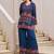 Kabool nileblue teal cotton printed co ord sets
