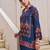 Kabool nileblue teal cotton printed co ord sets