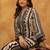 Mahua mono off white cotton printed co ord sets