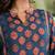 Mahua midnight teal cotton printed co ord sets