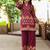Mahua mulberry maroon cotton printed co ord sets
