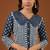 Sanmati mirage teal cotton embroidered co ord sets