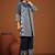 Sanmati mirage teal cotton embroidered co ord sets
