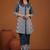 Sanmati mirage teal cotton embroidered co ord sets