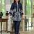 Sanmati azure blue cotton embroidered co ord sets