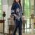 Sanmati azure blue cotton embroidered co ord sets