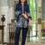 Sanmati azure blue cotton embroidered co ord sets