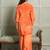 Palash tango orange crepe printed co ord sets
