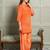 Palash tango orange crepe printed co ord sets