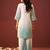Ira spruce white cotton embroidered co ord sets