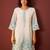 Ira spruce white cotton embroidered co ord sets