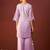 Ira lavender lavender cotton embroidered co ord sets