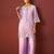 Ira lavender lavender cotton embroidered co ord sets