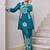 Kabool teal teal cotton printed co ord sets