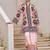 Kabool salmon multicolor cotton printed co ord sets