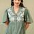 Purna sage green cotton embroidered co ord sets