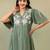 Purna sage green cotton embroidered co ord sets