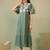 Purna sage green cotton embroidered co ord sets