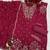 Rani pink silk semi stitched wedding suits