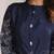 Sylvie azure blue cotton printed co ord sets