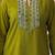 Bali moss green viscose rayon embroidered co ord sets
