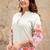 Hardik cameo white cotton printed co ord sets