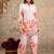 Hardik oyster off white cotton printed co ord sets