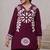 Kabool cocoa purple cotton printed co ord sets