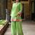 Mahua kelly green cotton embroidered co ord sets