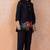 Sabhya midnight black cotton embroidered co ord sets