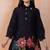 Sabhya midnight black cotton embroidered co ord sets