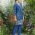 Palash indi blue jacquard embroidered co ord sets