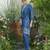 Palash indi blue jacquard embroidered co ord sets