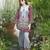 Palash cloud aqua blue crepe printed co ord sets