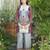 Palash cloud aqua blue crepe printed co ord sets