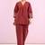 Raftar jam brown cotton embroidered co ord sets