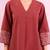 Raftar jam brown cotton embroidered co ord sets