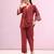 Raftar jam brown cotton embroidered co ord sets