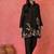Sabhya ebony black cotton embroidered co ord sets