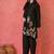 Sabhya ebony black cotton embroidered co ord sets